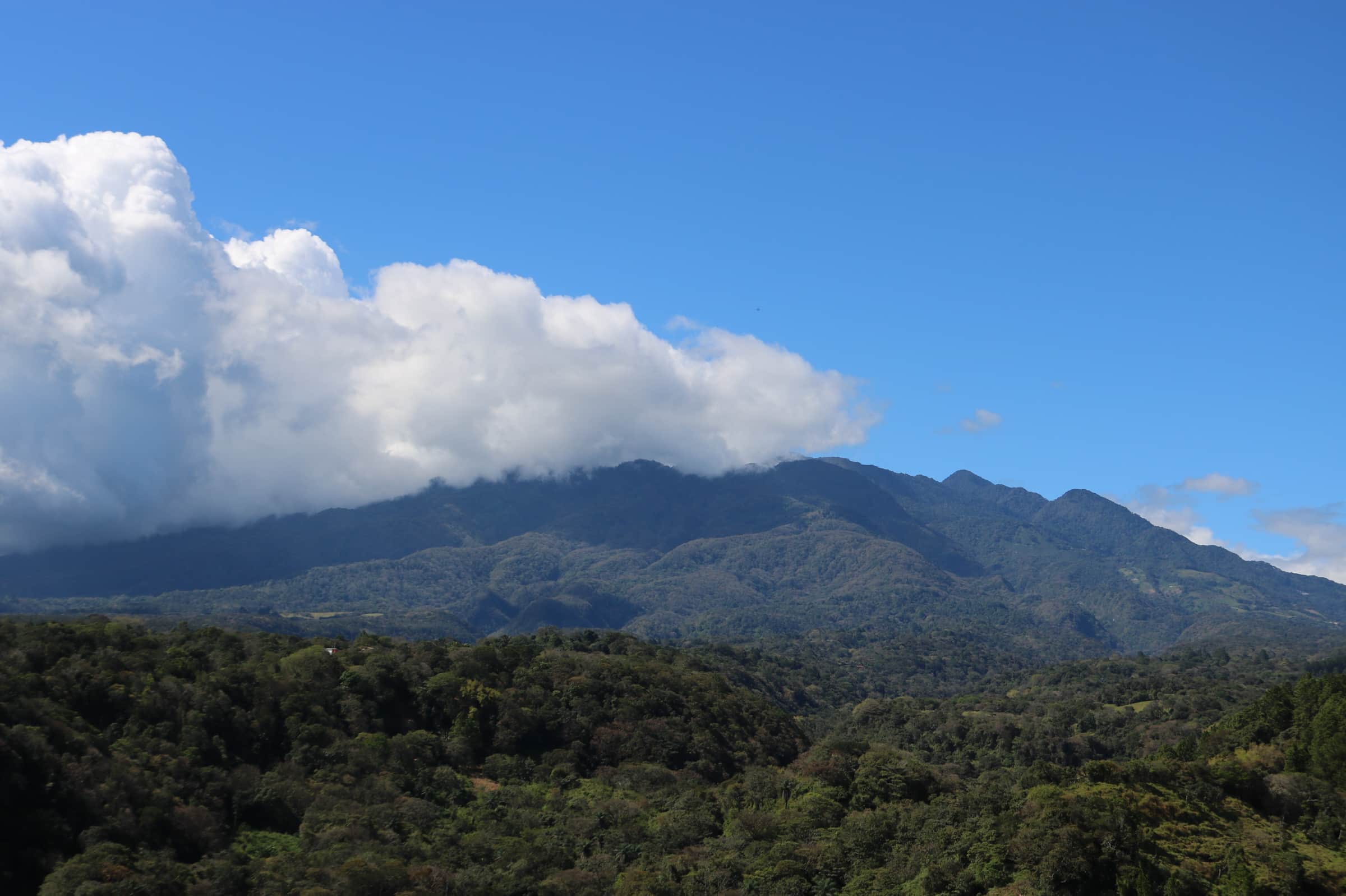 Vista aerea de Valle Boquete Canyon